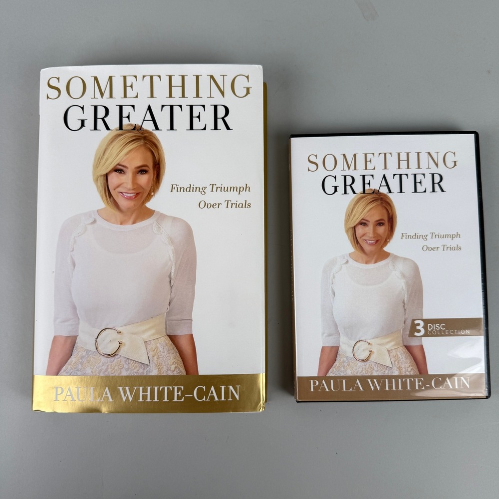Paula White Cain Something‎ Greater Finding Triumph Over Trials DVD's set + Book